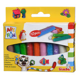 Bâtons d'argile amusants Simba Art, 10 pcs.
