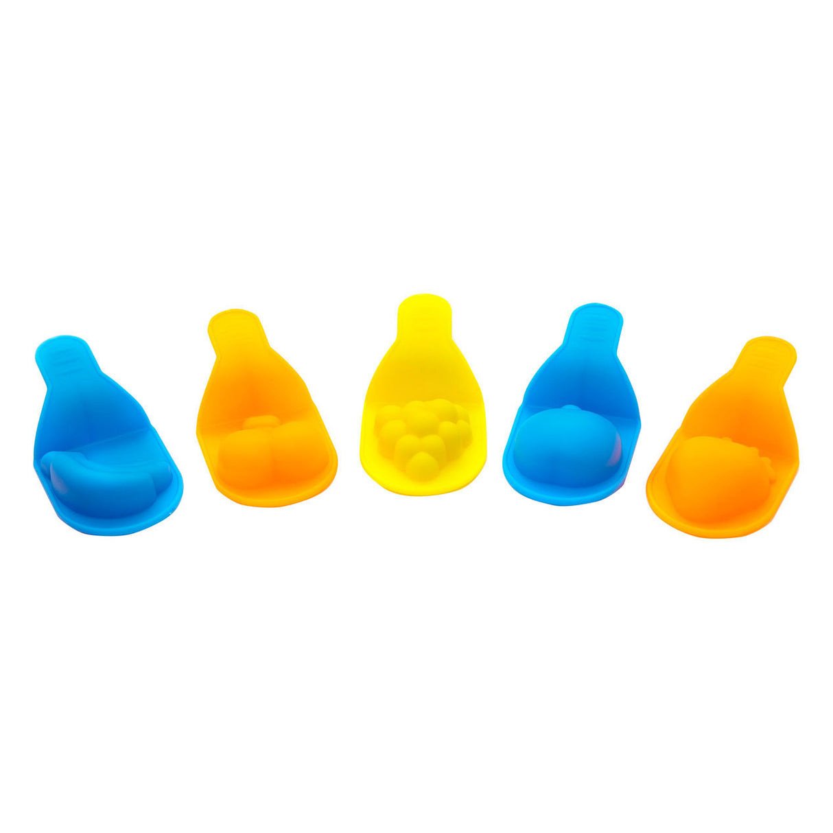 Ensemble d'argile de panier de fruits amusant Simba art - 5 pots en argile