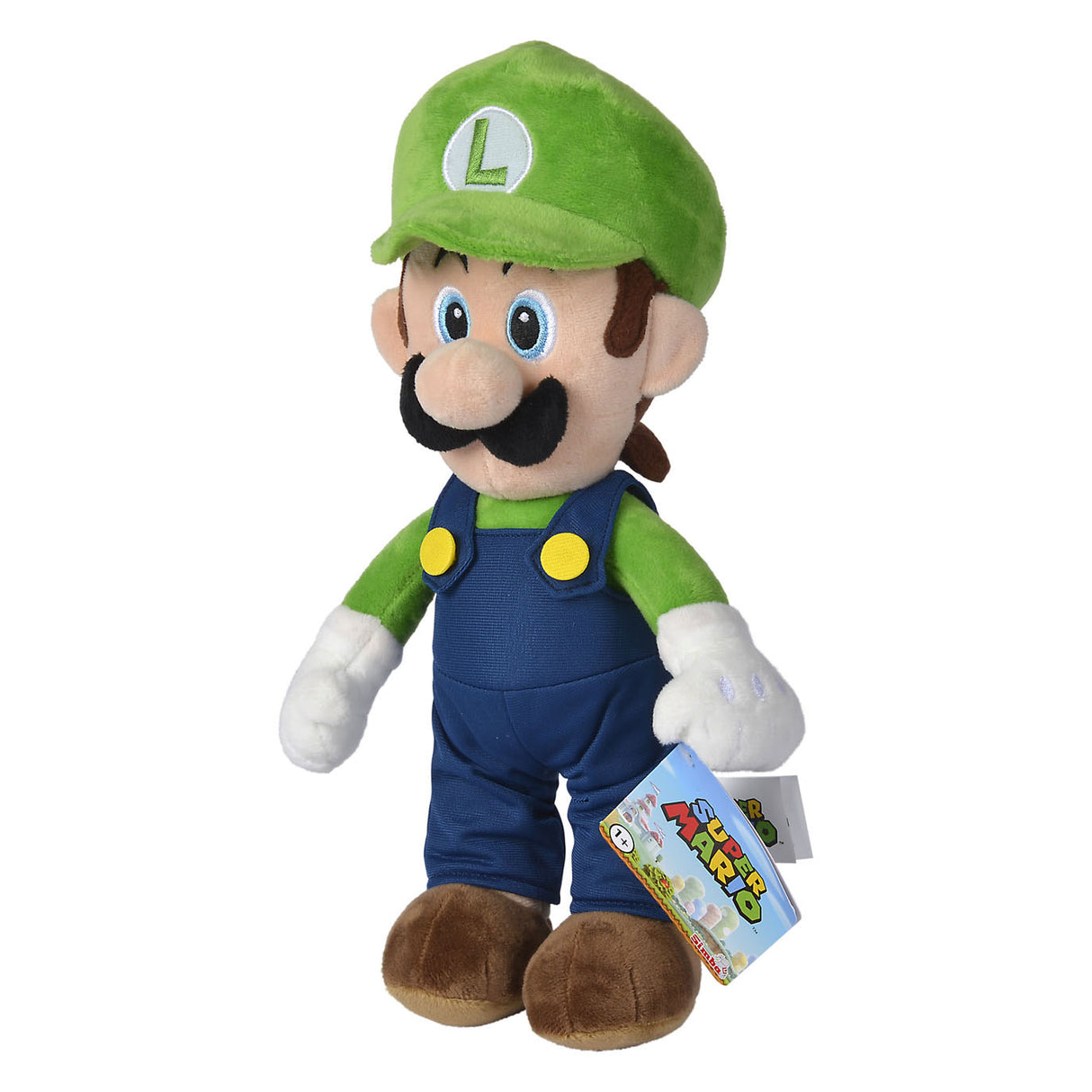 Simba Kuschel plath Super Mario Luigi, 30cm