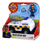 Simba Fireman Sam Police 4x4 Jeep avec figure de jeu