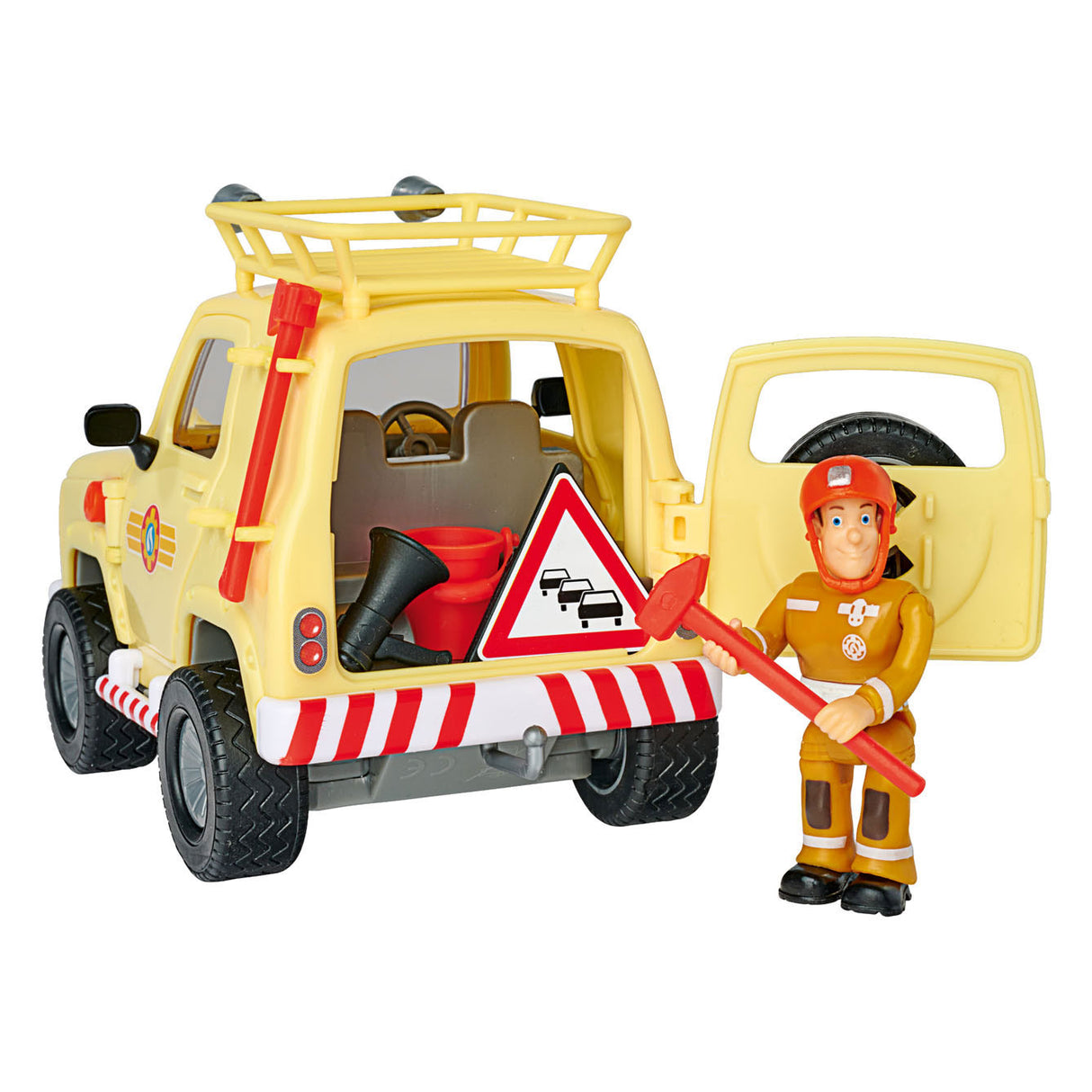 SIMBA FIREMAN SAM MOUNTAIN 4x4 avec une silhouette
