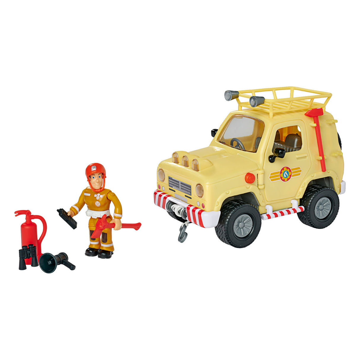SIMBA FIREMAN SAM MOUNTAIN 4x4 avec une silhouette