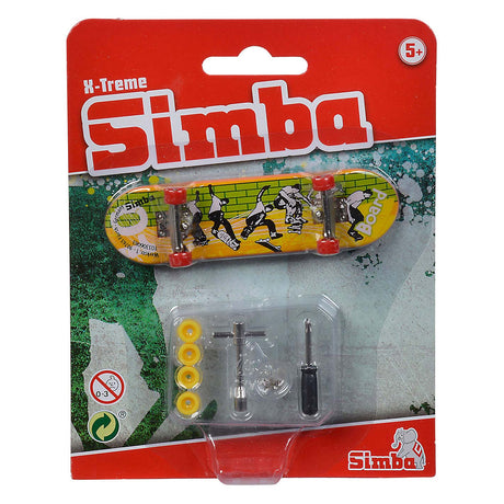 Simba doigt skateboard x-treme couleur avec accessoires