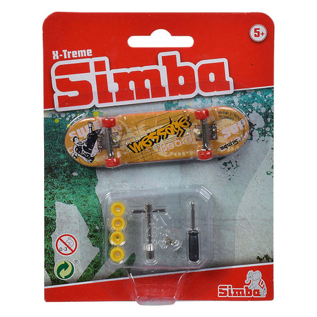 Simba doigt skateboard x-treme couleur avec accessoires