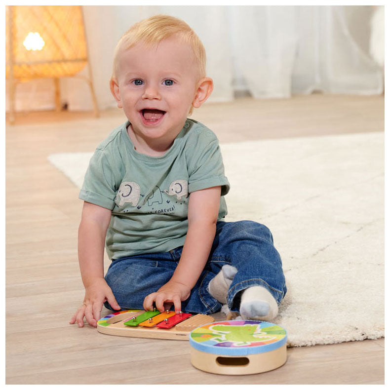 Eichhorn Wooden Drum a Xylophone Music Set 3DLG.