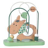 Jouet de motricité en bois Eichhorn - Âne - spirale colorée pour bébé.