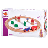 Coffret de jeu sur la voie ferrée Eichhorn, 20 pièces.