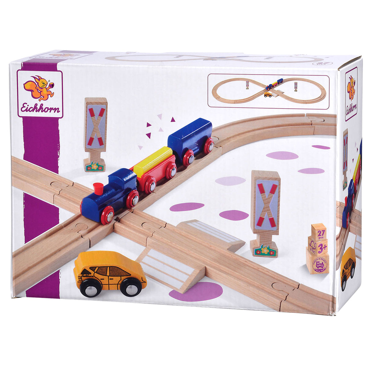 Eichhorn Train Track Track 8 Figure Play Set, 27DLG.