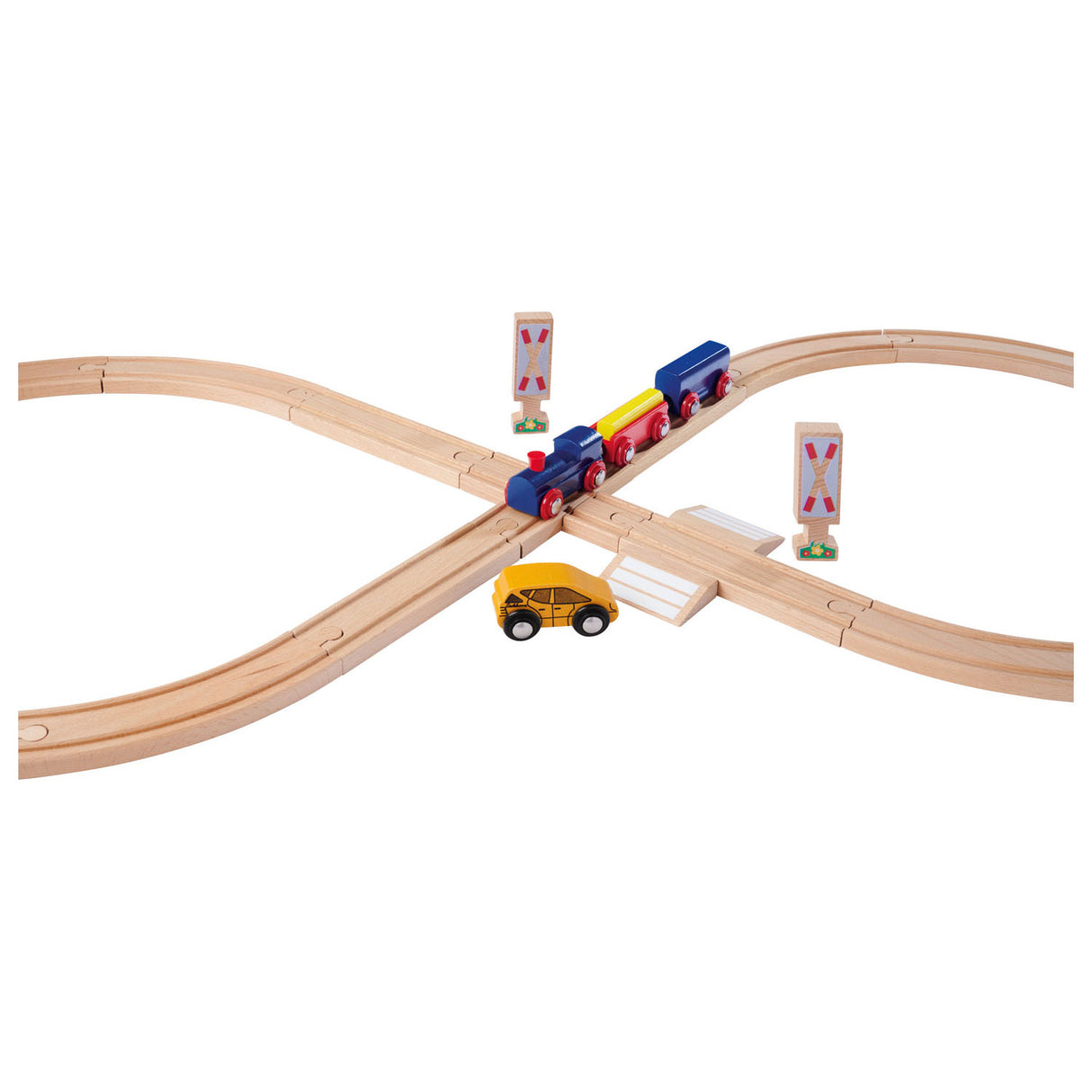 Eichhorn train track 8 Figure play set, 27dlg.