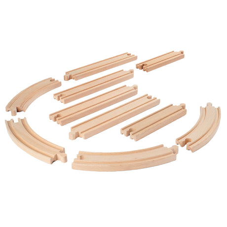 Ensemble de jeu de voies ferrées Eichhorn, 10 pièces.