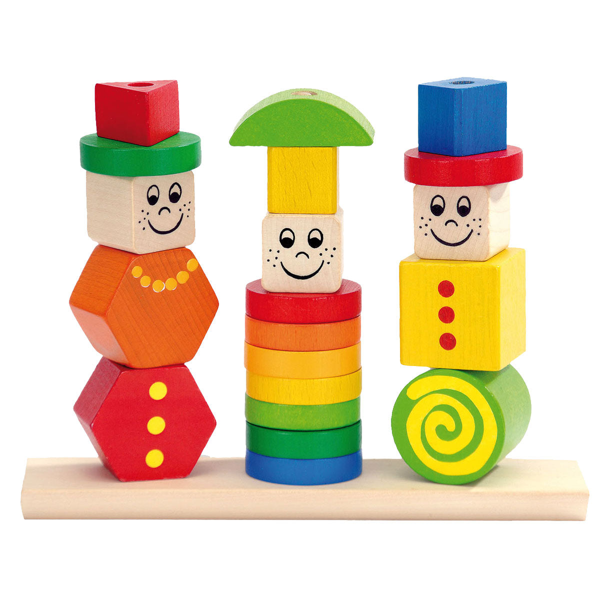 Eichhorn Wooden Stapel Puzzle Figures