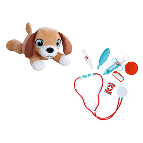 Ensemble de jeu vétérinaire Simba avec chien en peluche - ensemble de jouets pour enfants.