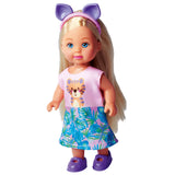 Robe animalière mini-poupée Evi love