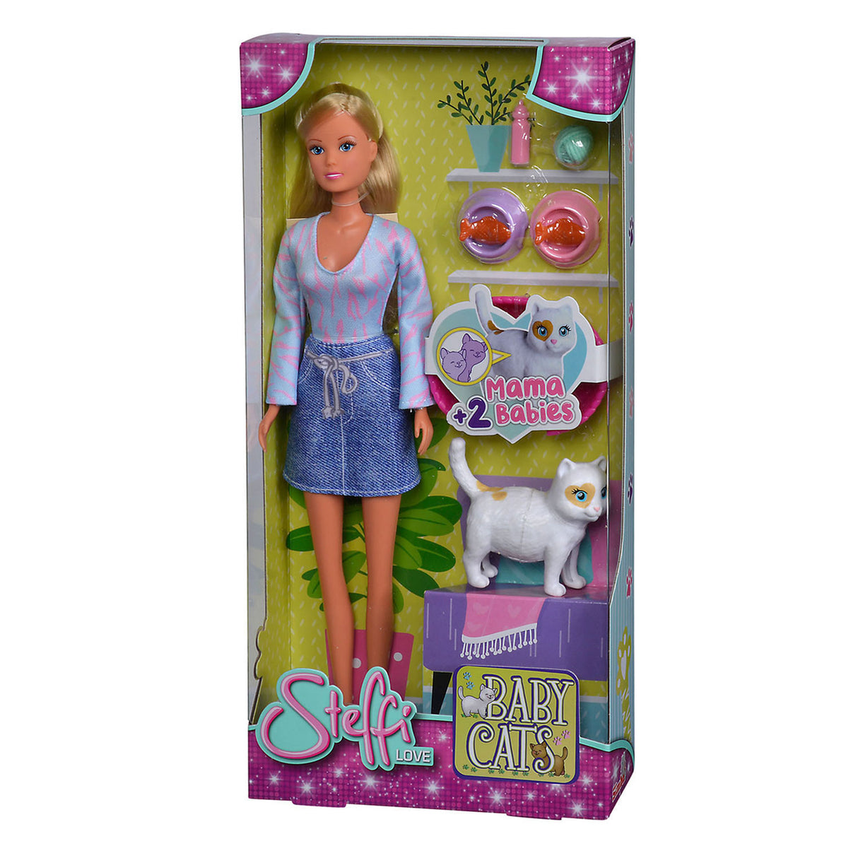 Steffi aime la poupée mannequin avec des chatons