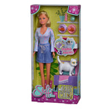 Steffi aime la poupée mannequin avec des chatons