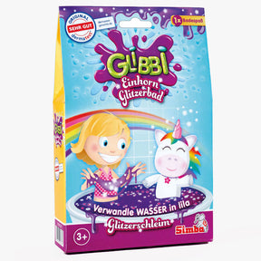 Bain à paillettes licorne Glibbi