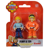 Simba pompier sam jouer figurines double ensemble-figurines jouets.