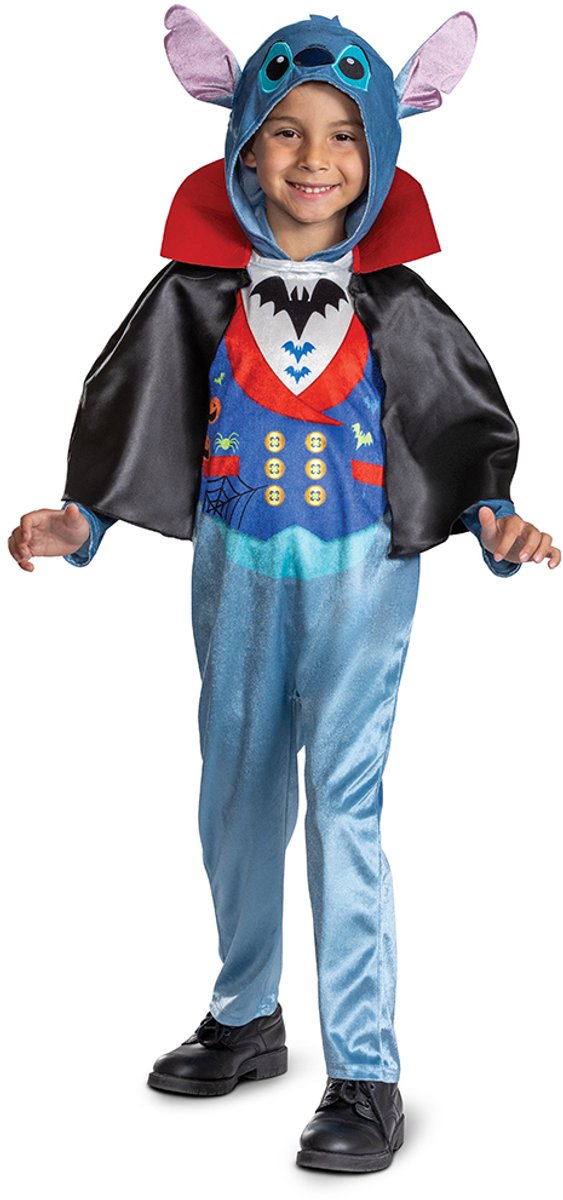 Déguisement disney lilo stitch costume de vampire classique bleu 7-8 ans