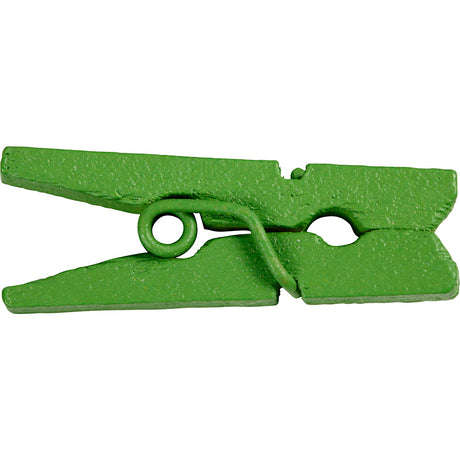 Creativ company cc mini pinces à linge 3x25 mm vert 36 pièces