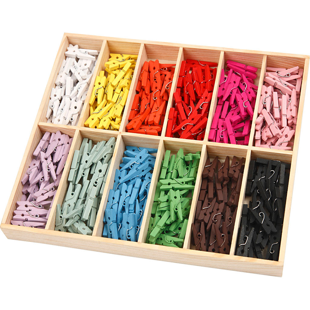 Société créative https: www.ccobby.nl mini-clothespin-l-25-mm-b-3-mm-various-colors-12x24-piece-1-box