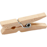 Pinces à linge Creativ company, l: 30 mm, l: 3 mm, 30 pièces 1 boîte