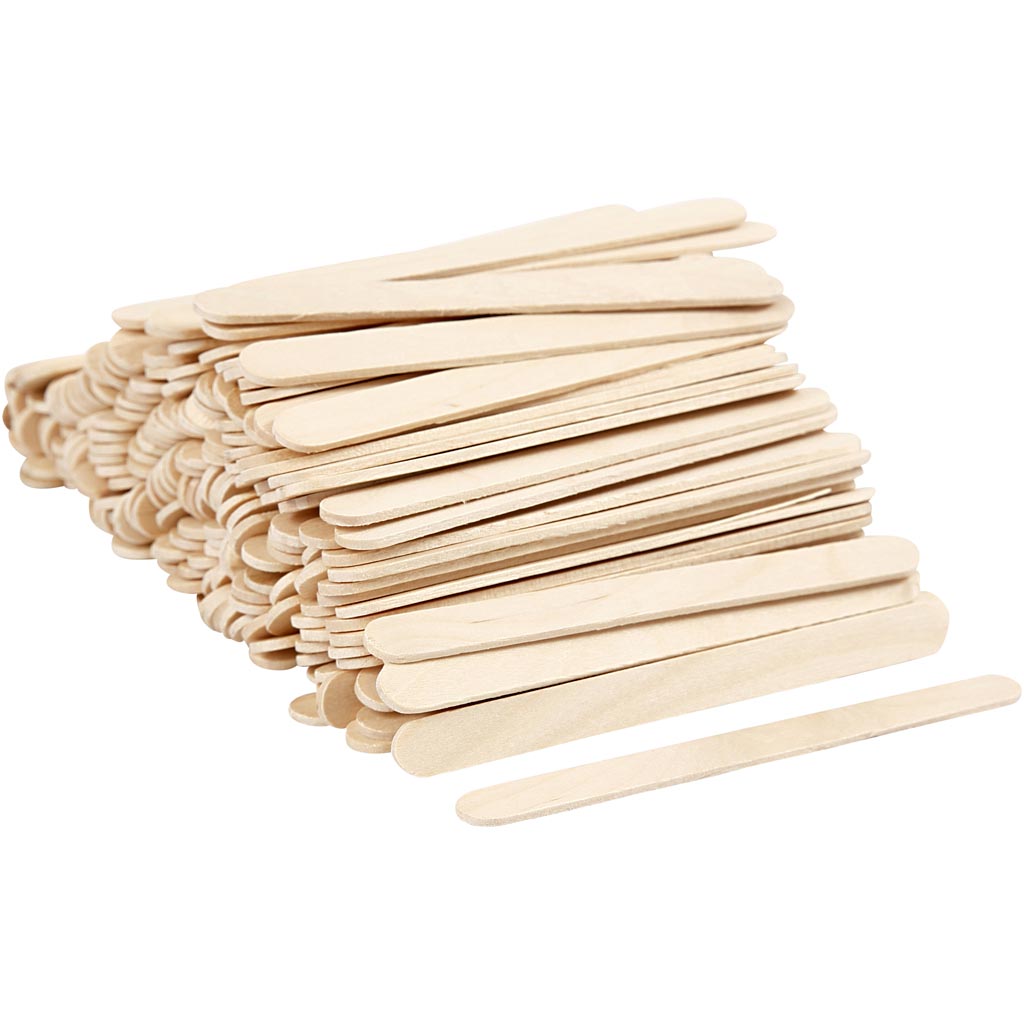 Société créative https : www.ccobby.nl popsicle sticks-l-11-5-cm-b-10-mm-natural-200-piece-1-box-564761