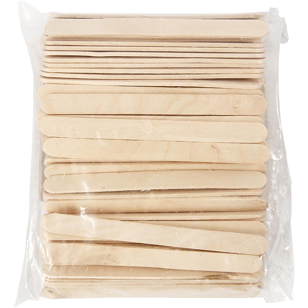 Société créative https : www.ccobby.nl popsicle sticks-l-11-5-cm-b-10-mm-natural-200-piece-1-box-564761