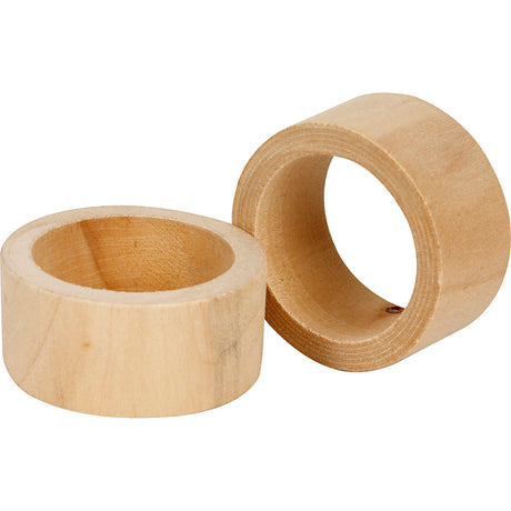 Ronds de serviette Creativ company, l: 20 mm, d 35 mm, 6 pièces 1 boîte