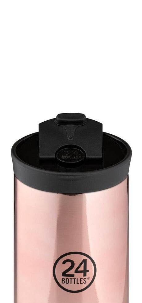 Gobelet de voyage 24 bouteilles capacité 350 ml - or rose