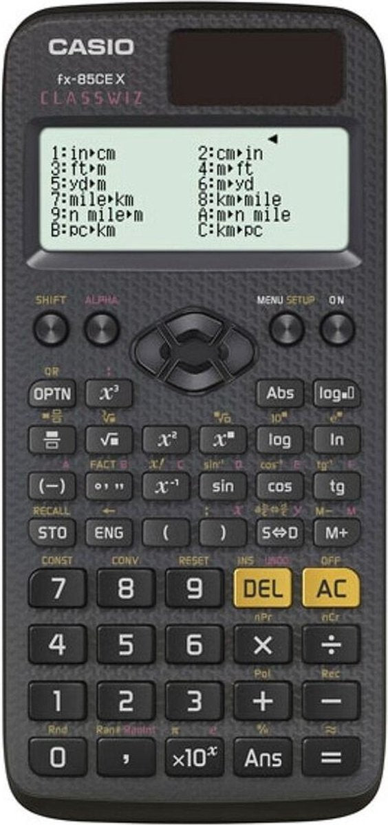 1799 calculatrice casio classwiz fx 85 ce x czarny