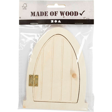 Creativ Company Porte miniature en bois avec charnières, 13x10cm