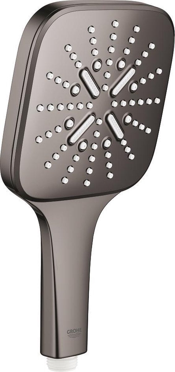 Douchette à main Grohe rainshower smartactive cube 130 - 3 types de jets - graphite dur - 26582a00