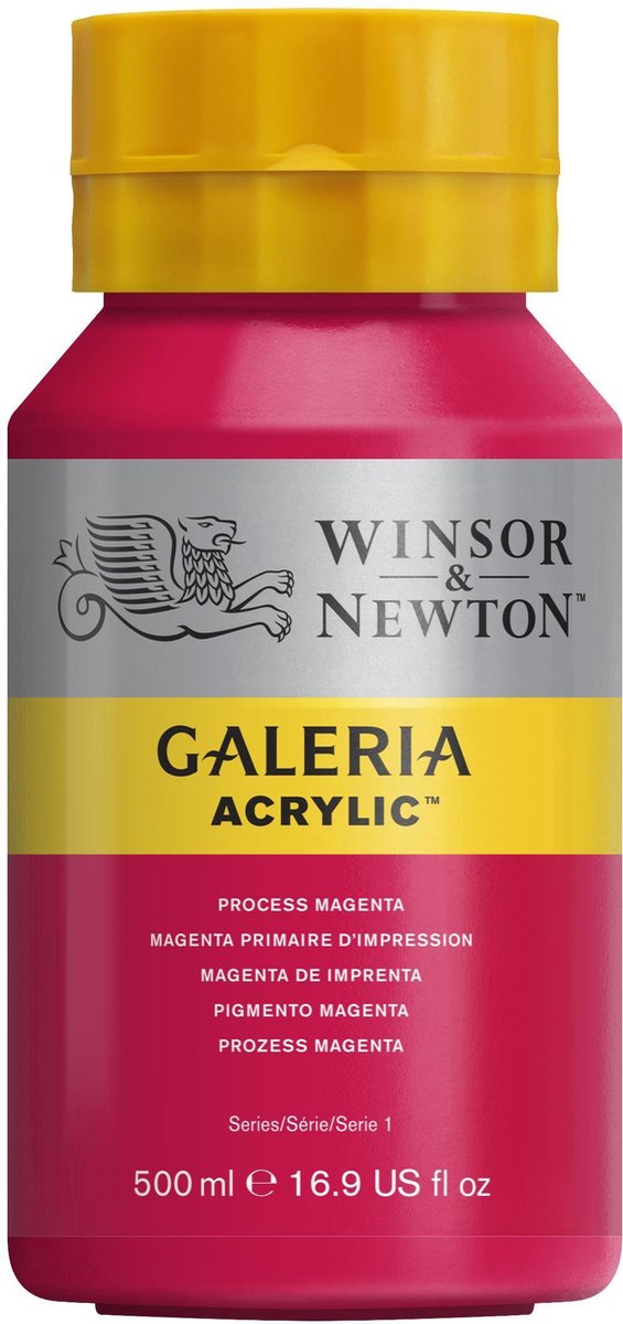 Winsor Newton Galeria acrylique 500 ml procédé magenta
