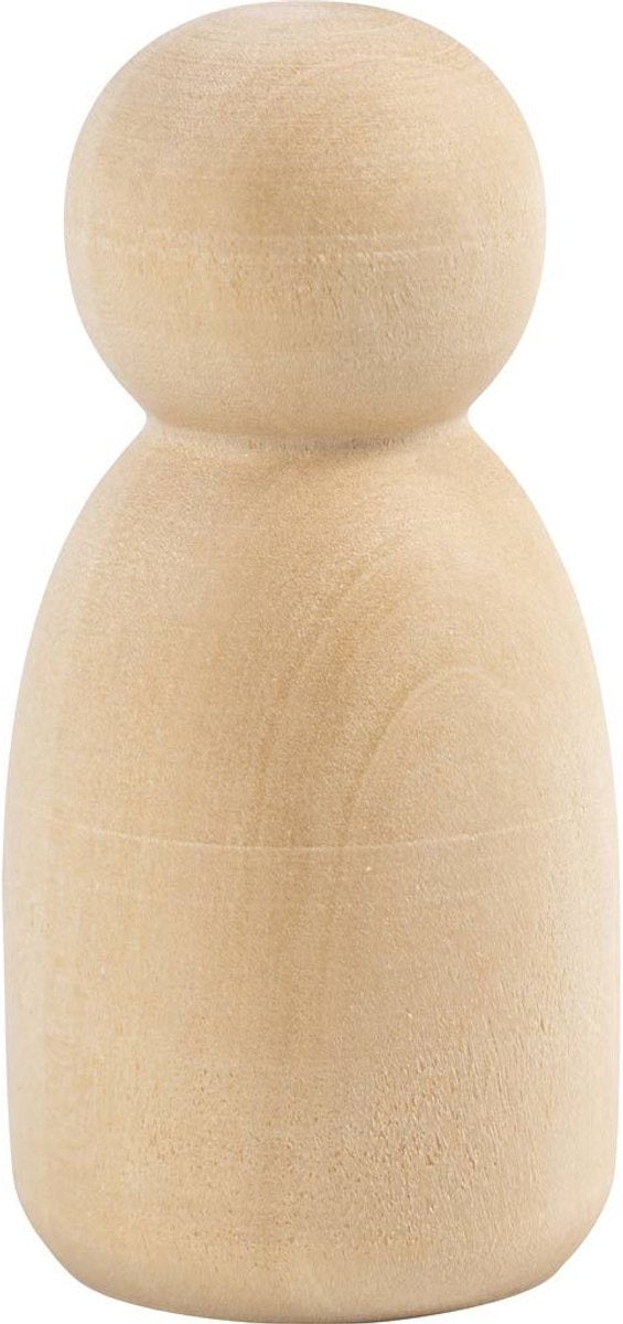 Entreprise créative https: www.ccobby.nl figurine-en-bois-ovale-h-6-cm-5-pièces-1-boîte