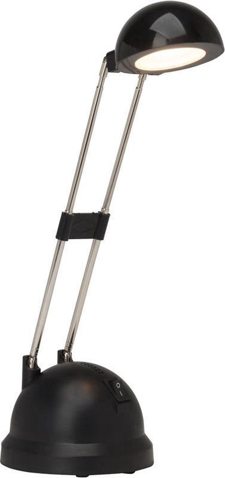 Brilliant kartina - lampe de bureau - orientable - interrupteur - LED 5w - noir