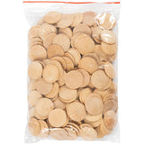Boutons en bois Creativ company, d 30 mm, épaisseur 6 mm, 150 pièces 1 boîte