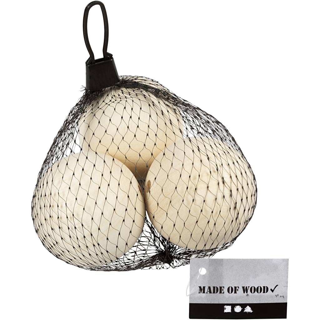 Creativ Company Wooden Perle 6 mm, 3e.