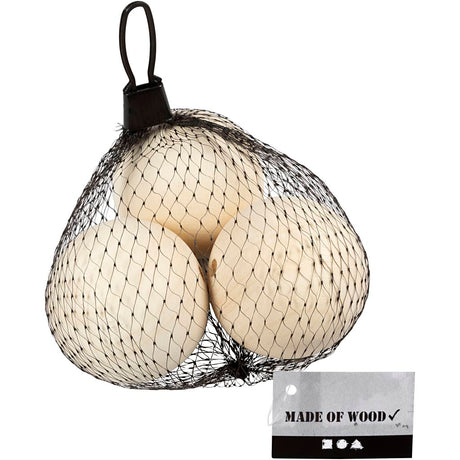 Creativ Company Wooden Perle 6 mm, 3e.