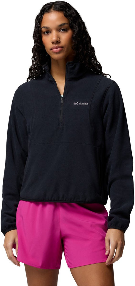 Pull outdoor femme Columbia Vital Valley™ polaire demi-zip - noir