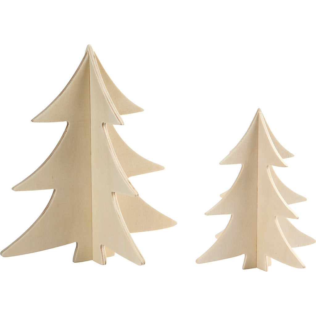 Entreprise créative https: www.ccobby.nl arbres de noël-h-13-18-cm-2-pièces-1-boîte