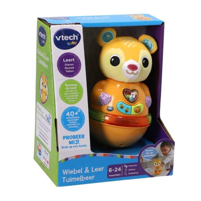 Vtech se tortille et apprend l'ours culbuté avec 40 mélodies