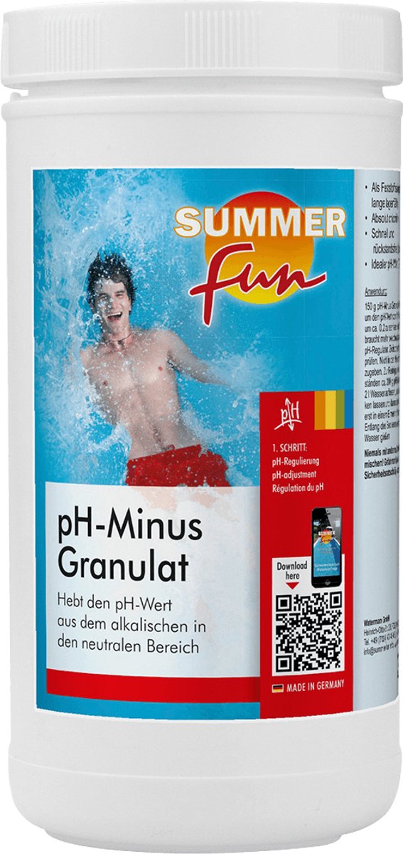 Plaisirs d'été granulés pH moins 1,5 kg