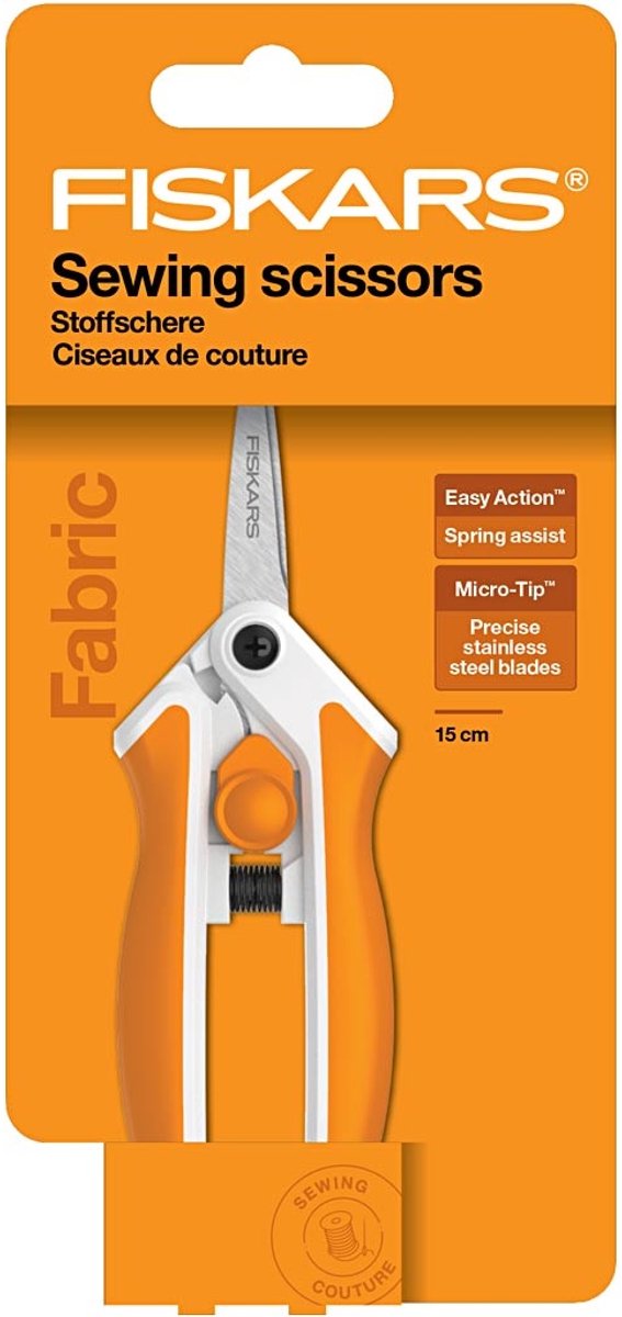 Société créative https : www.cchobby.nl fiskars-soft-touch-scissors-l-15-cm-micro-spids-1-piece
