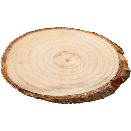 Disque en bois avec écorce Creativ company, dimension 9,5x6 cm, épaisseur 6 mm, 12 pièces 1 boîte
