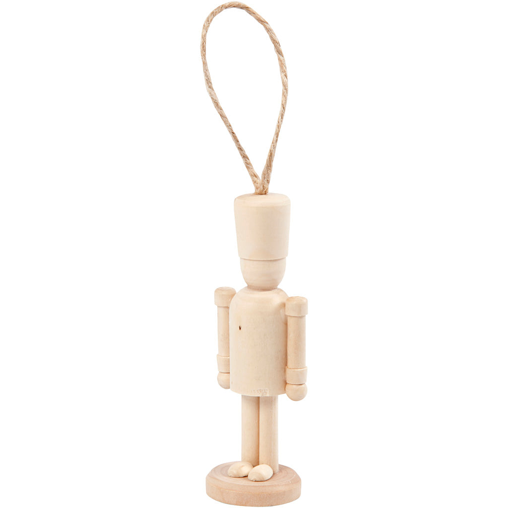 Creativ Company Figure en bois avec cordon suspendu
