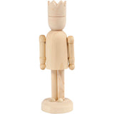 Creativ Company Figure en bois avec couronne, 13 cm