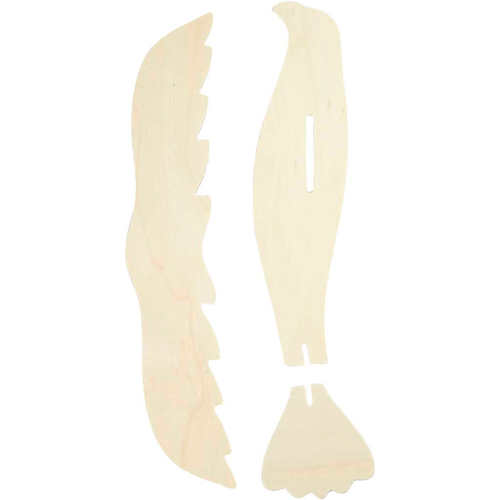 Creativ company ensemble d'artisanat en bois oiseau, 20 pcs.