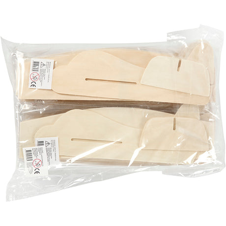 Entreprise créative décorez votre avion en bois, 20pcs.