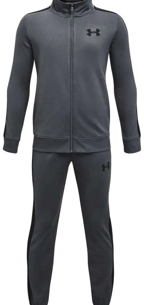 Under Armour UA Rival Knit Survêtement-Gris Survêtement Garçons - Gris Pitch - Noir