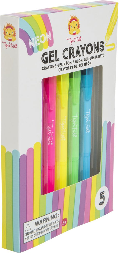 Crayons gel néon Tiger Tribu